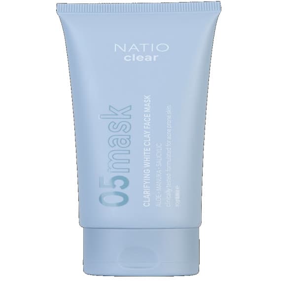 Buy Natio Clear Clarifying White Clay Face Mask Online Pharmacy Direct AU