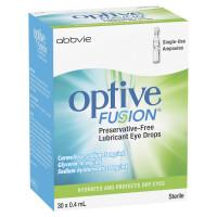 Optive Fusion Lubricant Eye Drops 30 x 0.4ml Expiry Date 29/03/26
