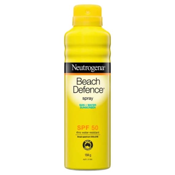 Buy Neutrogena Beach Defence Sunscreen Spray SPF 50 184g Online Pharmacy Direct AU