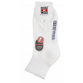 Sox and Lox Ladies Sports Cushioned Midi Socks White Size 3 to 9