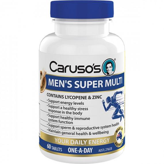 Carusos Mens Super Multi 60 Tablets