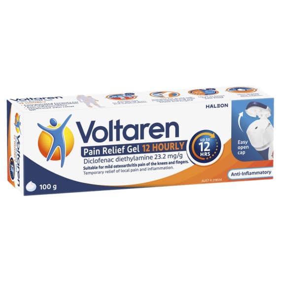 Buy Voltaren Osteo Gel Pain Relief 12 Hourly 100g Online Pharmacy Direct AU