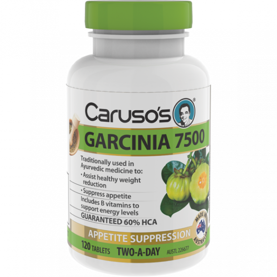 Carusos Garcinia 7500 120 Tablets