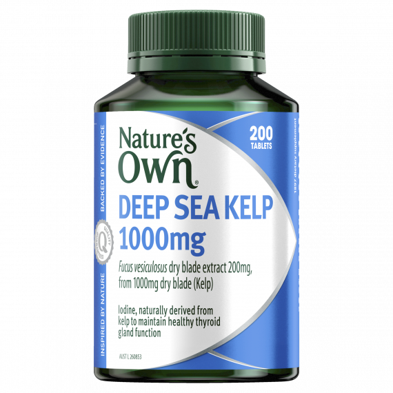 Natures Own Deep Sea Kelp 1000mg 200 Tablets