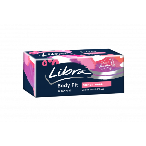 Libra Body Fit Super Tampons 32 Pack - Buy Online at Pharmacy Direct