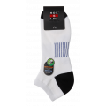 Sox And Lox Mens Sports Cushioned Low Cut Arch Support and Ventilation Panel Socks White Black Blue Size 7 to 11