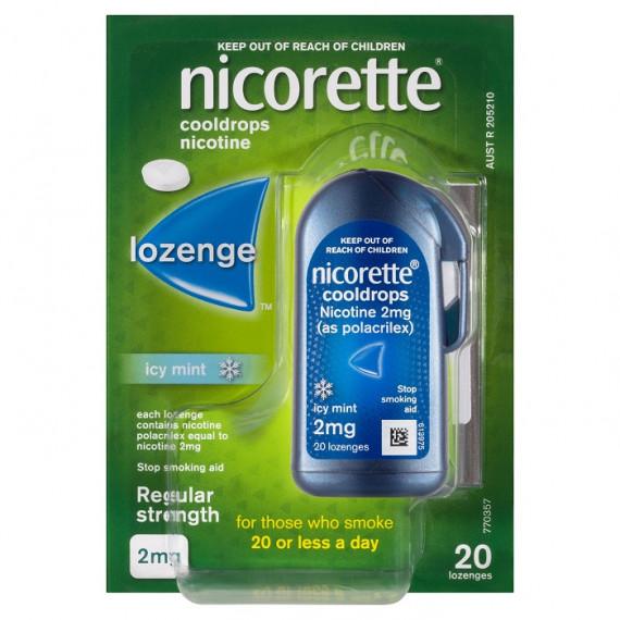 Nicorette Lozenge Cooldrops 2mg 20 Lozenges