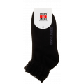 Sox And Lox Ladies Casual Thin Anklet Socks Black Size 3 to 9