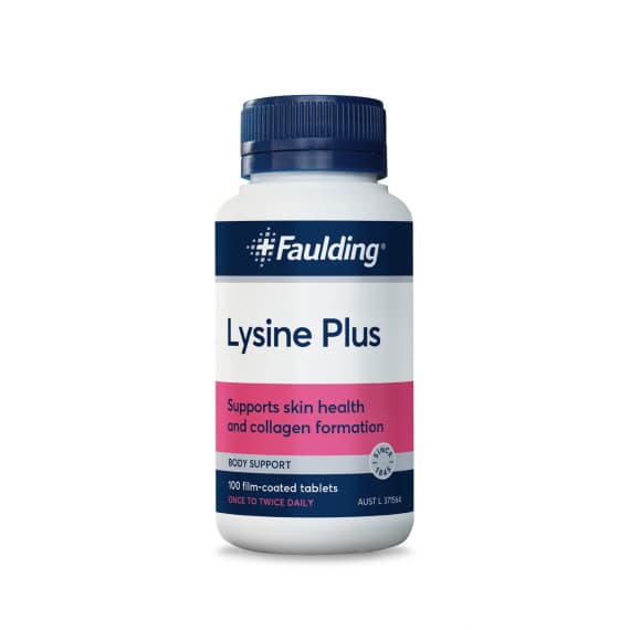 Faulding Lysine Plus 100 Tablets