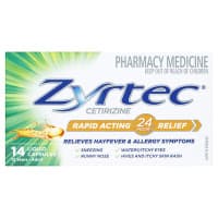 Zyrtec Rapid Acting 14 Liquid Capsules