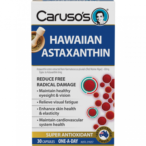 Caruso's Hawaiian Astaxanthin 30 Capsules
