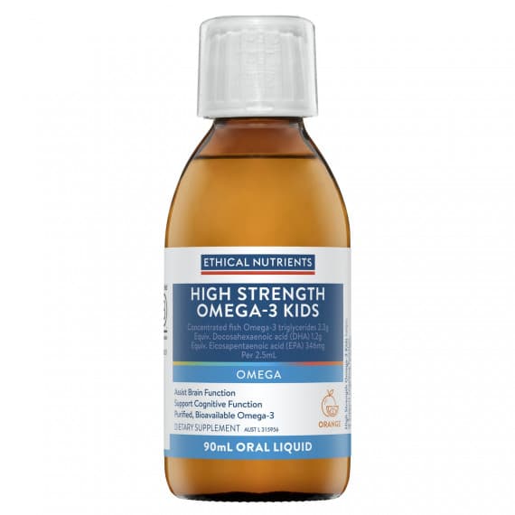 Ethical Nutrients High Strength Omega 3 Kids Liquid Orange 90ml