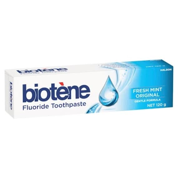 Buy Biotene Dry Mouth Relief Fluoride Toothpaste Fresh Mint Original 120g Online Pharmacy Direct AU
