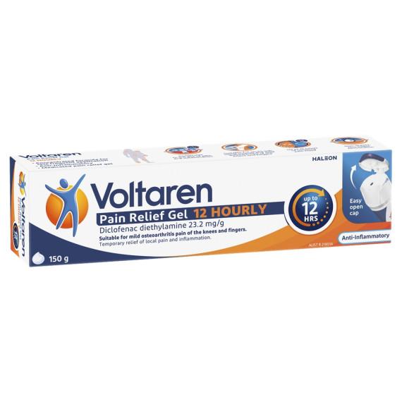 Buy Voltaren Pain Relief Gel 12 Hourly 150g Online Pharmacy Direct AU