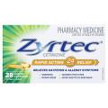 Zyrtec Rapid Acting 28 Liquid Capsules