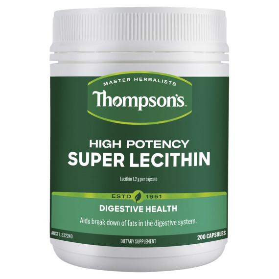 Thompson's Super Lecithin 200 Capsules for liver & brain support at Pharmacy Direct