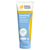 Cancer Council Sensitive Sunscreen SPF50 Plus Tube 110ml