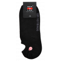 Sox And Lox Mens Casual Thin Hidden Low Cut 3D Non Slip Heel Socks Black Size 7 to 11