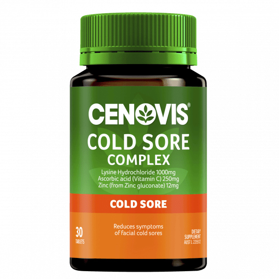 Cenovis Cold Sore Complex 30 Tablets for fast relief and healing | Pharmacy Direct
