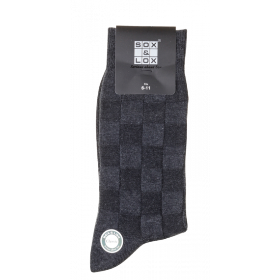 Sox & Lox Mens Business Classic Socks Cool Grey (Size 6 - 11)