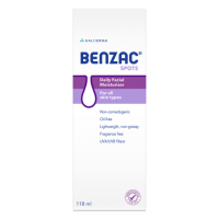 Benzac Daily Facial Moisturiser 118ml