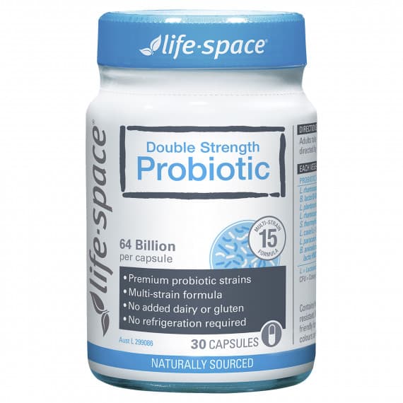 Life Space Double Strength Probiotic 30 Capsules for gut and immune health support at Pharmacy Direct