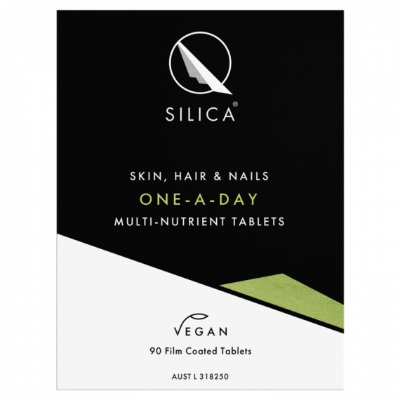 Qsilica One A Day Intensive Skin Hair & Nails 90 Tablets
