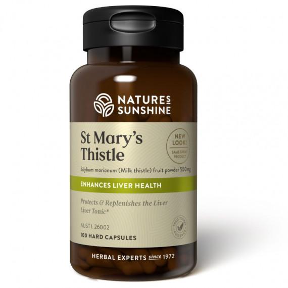 Natures Sunshine St Mary Thistle Capsules 100
