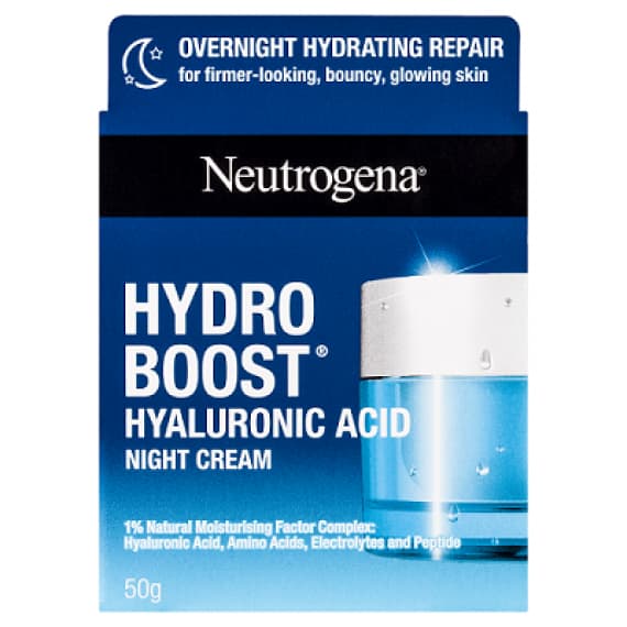 Buy Neutrogena Hydro Boost Hyaluronic Acid Night Cream 50g Online Pharmacy Direct AU