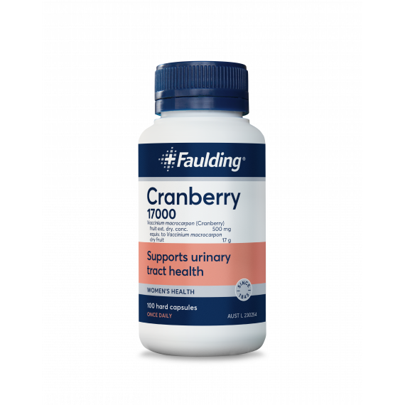 Faulding Remedies Cranberry 17000mg 100 Tablets