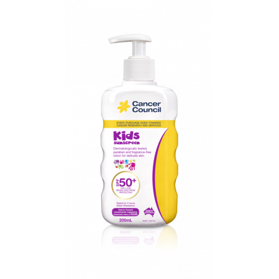 Cancer Council Kids Sunscreen Pump SPF50+ 200ml