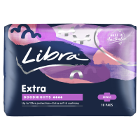 Libra Extra Pads Goodnight With Wings 10 Pack