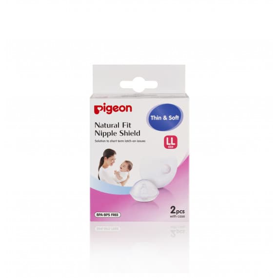 Pigeon Nipple Shield Silicone 2 Pack for safe feeding at Pharmacy Direct